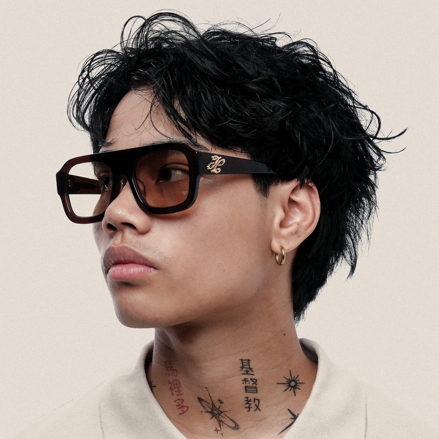 Les Lunettes Marron . E2M