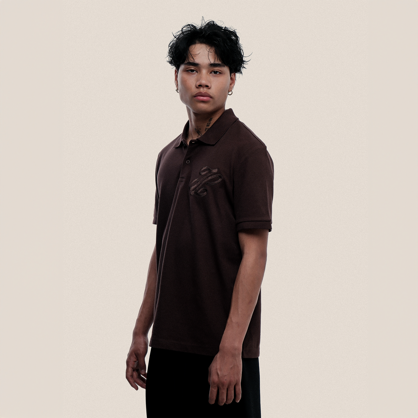 Le Polo Marron . E2M