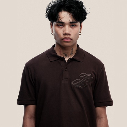 Le Polo Marron . E2M
