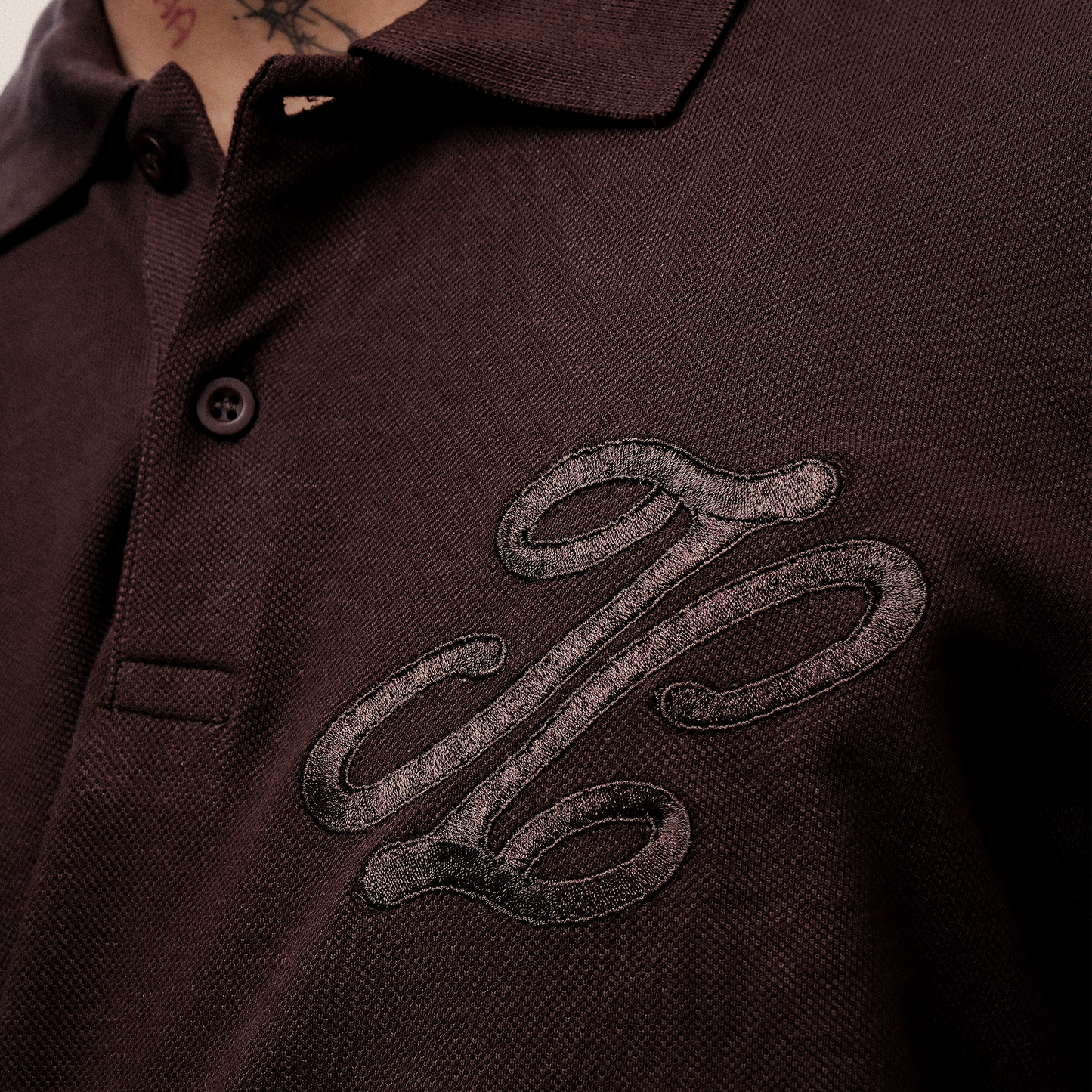 Le Polo Marron . E2M