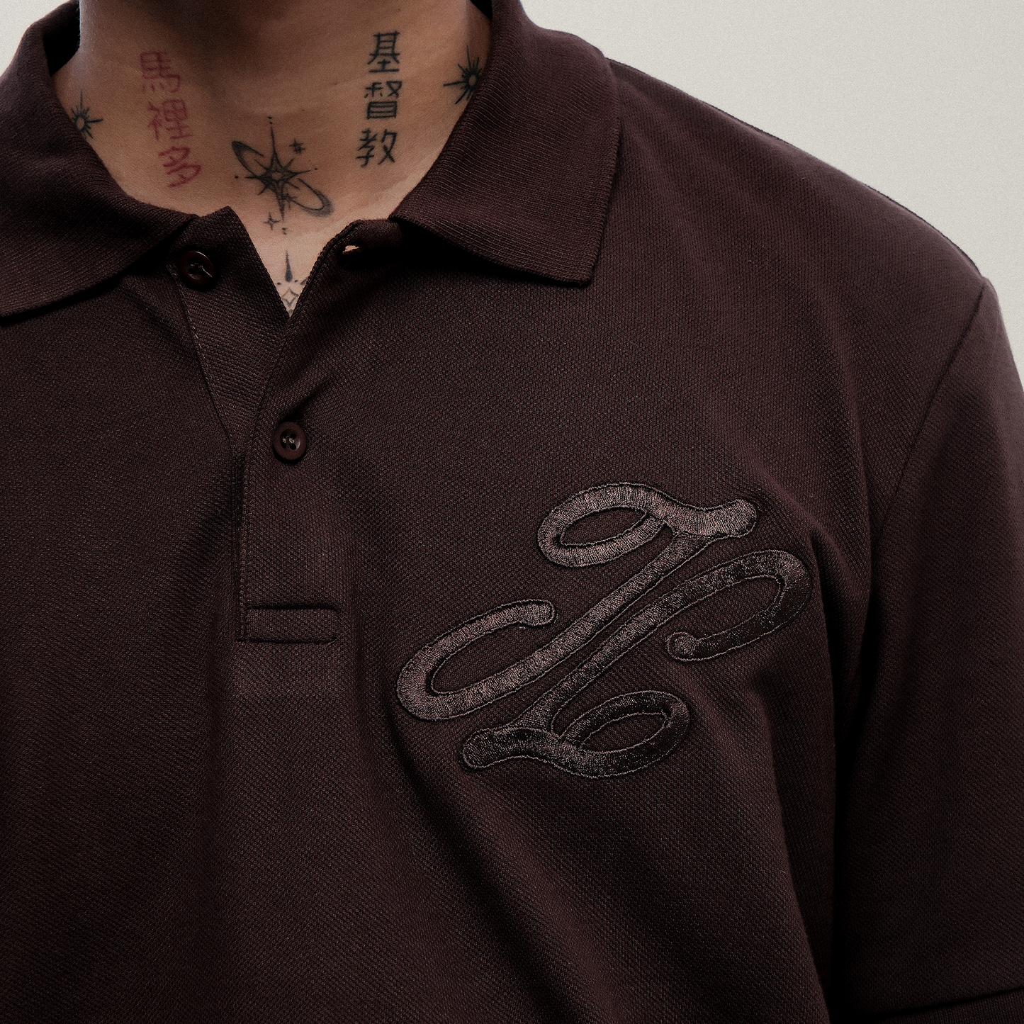 Le Polo Marron . E2M