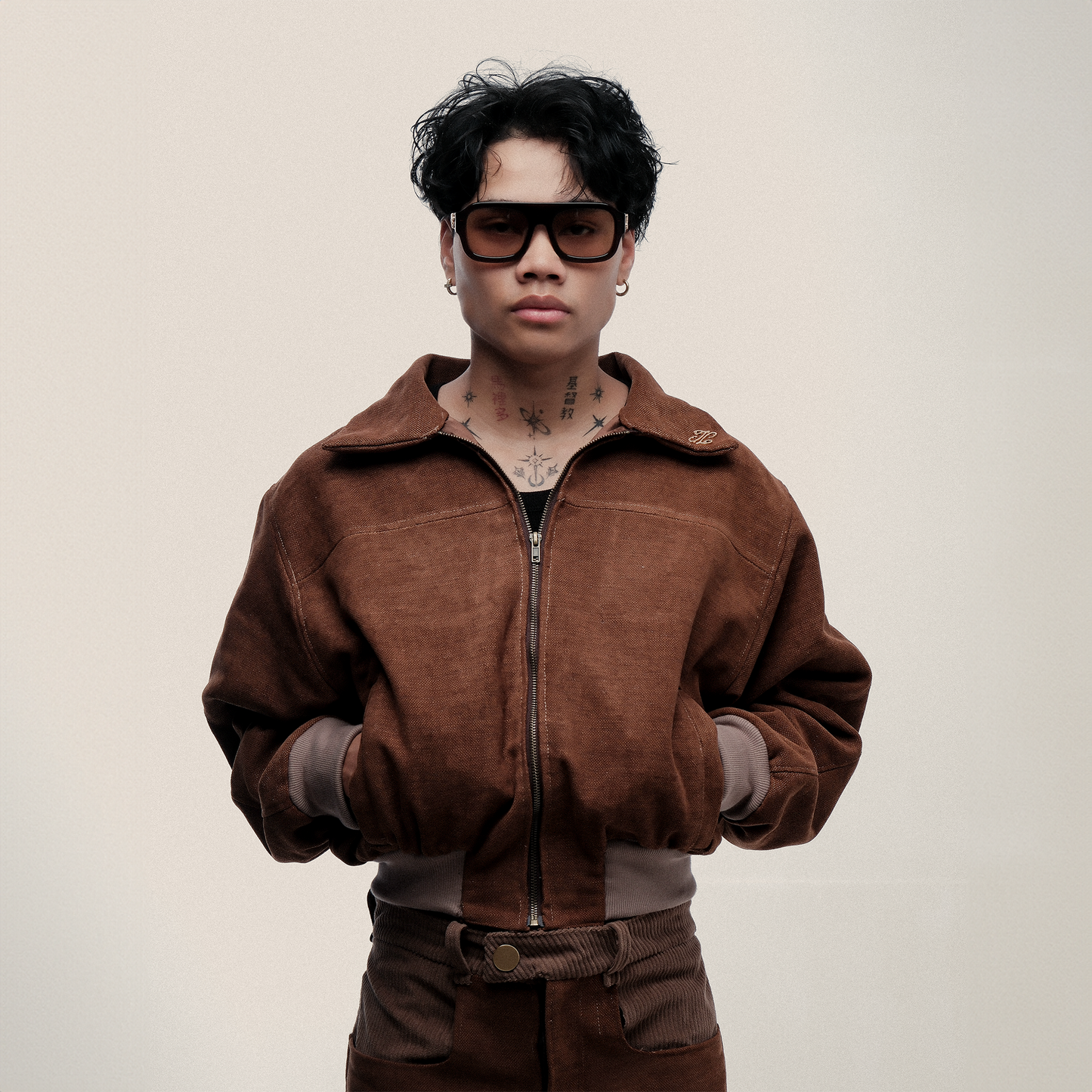 Le Blouson en Lin . E2M