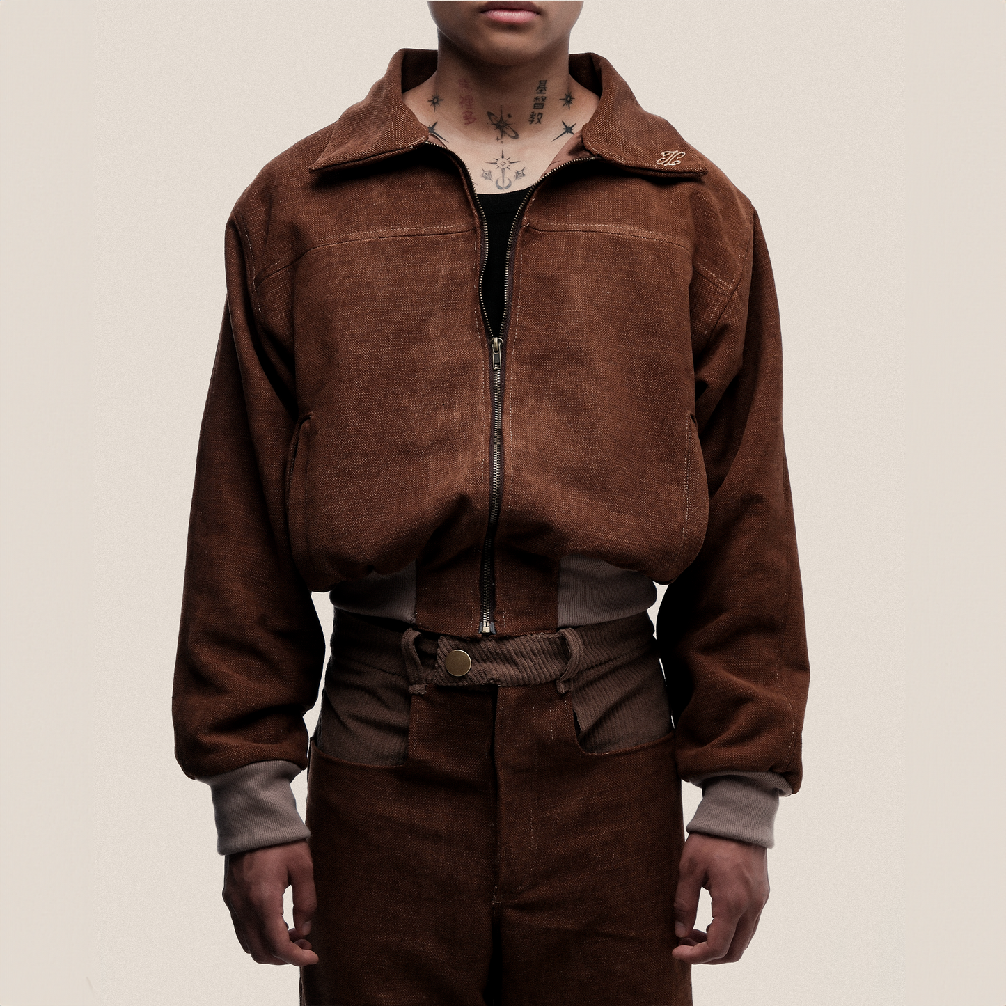Le Blouson en Lin . E2M